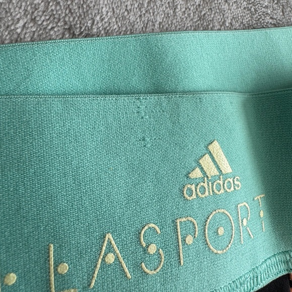 👋🎯Adidas StellaSport Multicolured AOP Womens Gym Training Tights Size XS - Picture 14 of 15